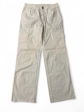 Men's Cargo Pants in Light Beige - Classic Utility Style